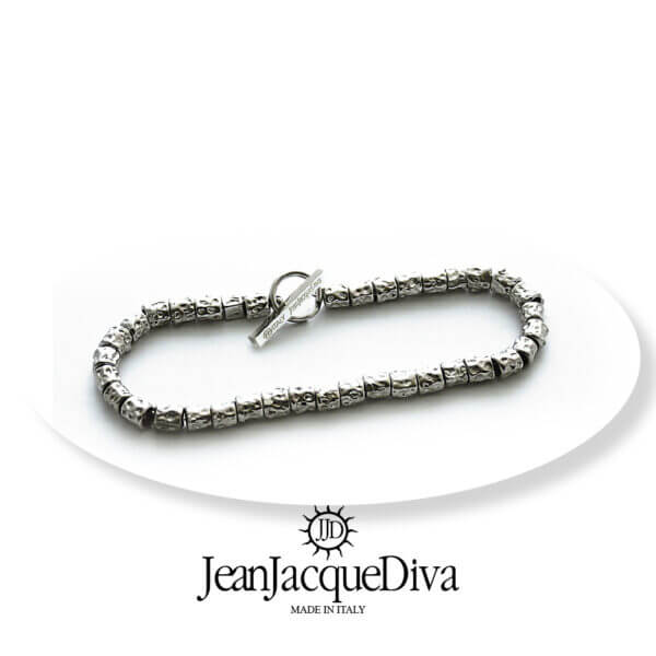 bracciale LeiLui con dadini martellati di JeanJacqueDiva JJD1959