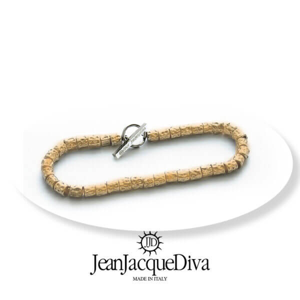 bracciale LeiLui con dadini martellati di JeanJacqueDiva JJD1959