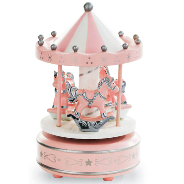Giostrina cavalli rosa con carillon - i nini di JeanJacqueDiva JJD1959